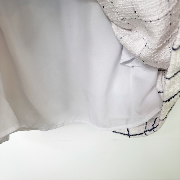 Gal Meets Glam Collection Button Down Dress Petite 0P - Picture 10 of 12